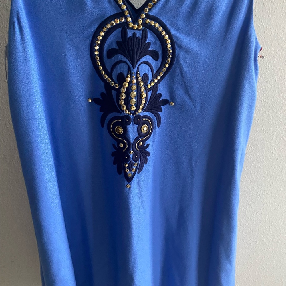 Lilly Pulitzer Blue Embellished dress